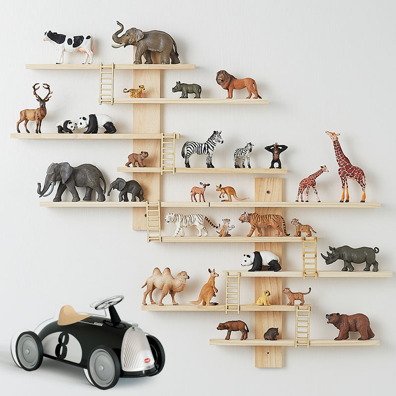Pop Display Shelf - Детская комната, модель животного, витрина для