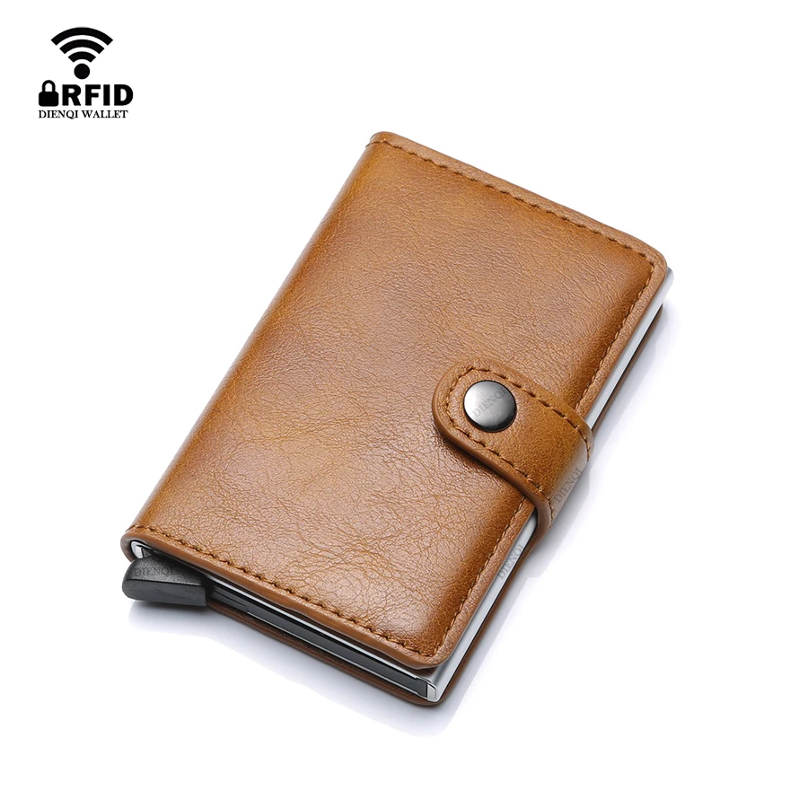 Card Top Loader - Rfid металлический визит держатель для кредитных