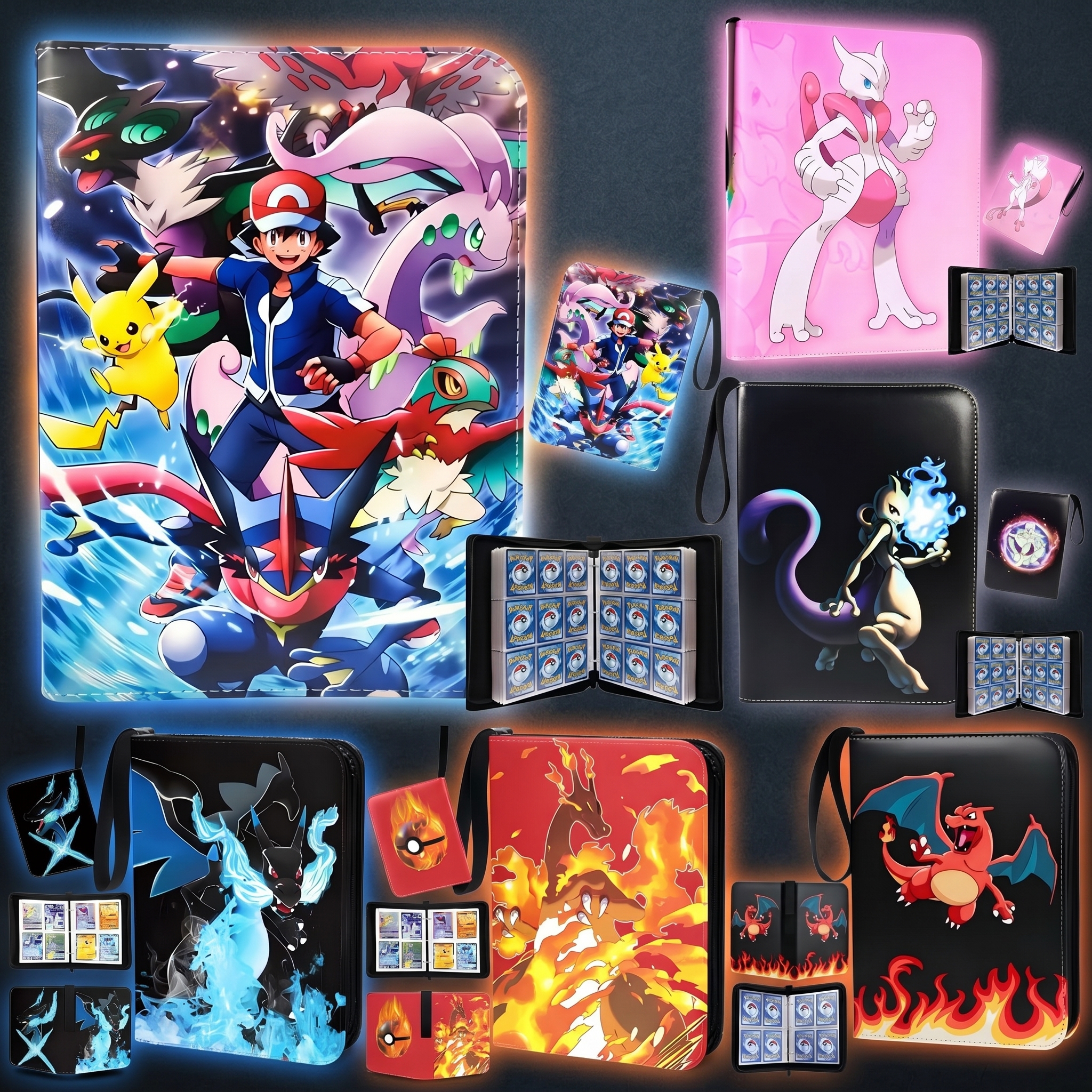 Pokemon Binder Card - Альбом для коллекционных карточек Bandai Pokemon,