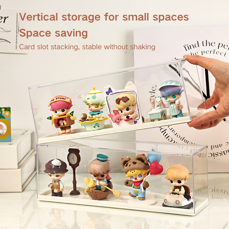 Pop Display Shelf - Пылезащитный штабелируемый бокс для хранения фигурок,