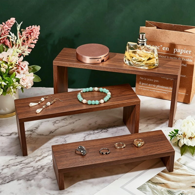Display Risers Set - Деревянная подставка для дисплея, деревянная подставка