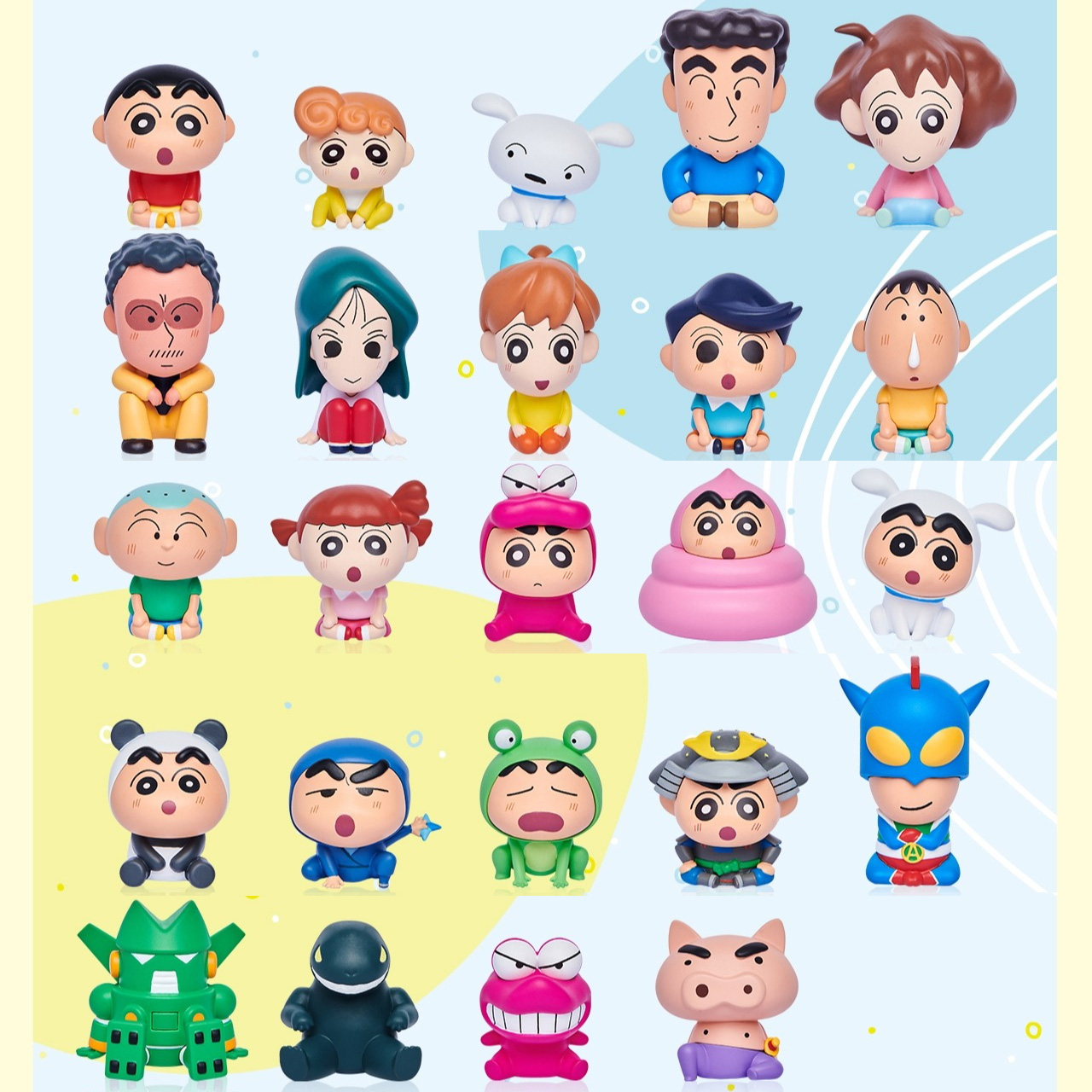 Capsule Toy Gashapon - Семейные фигурки Shinnosuke Nohara Shinchan Gashapon,
