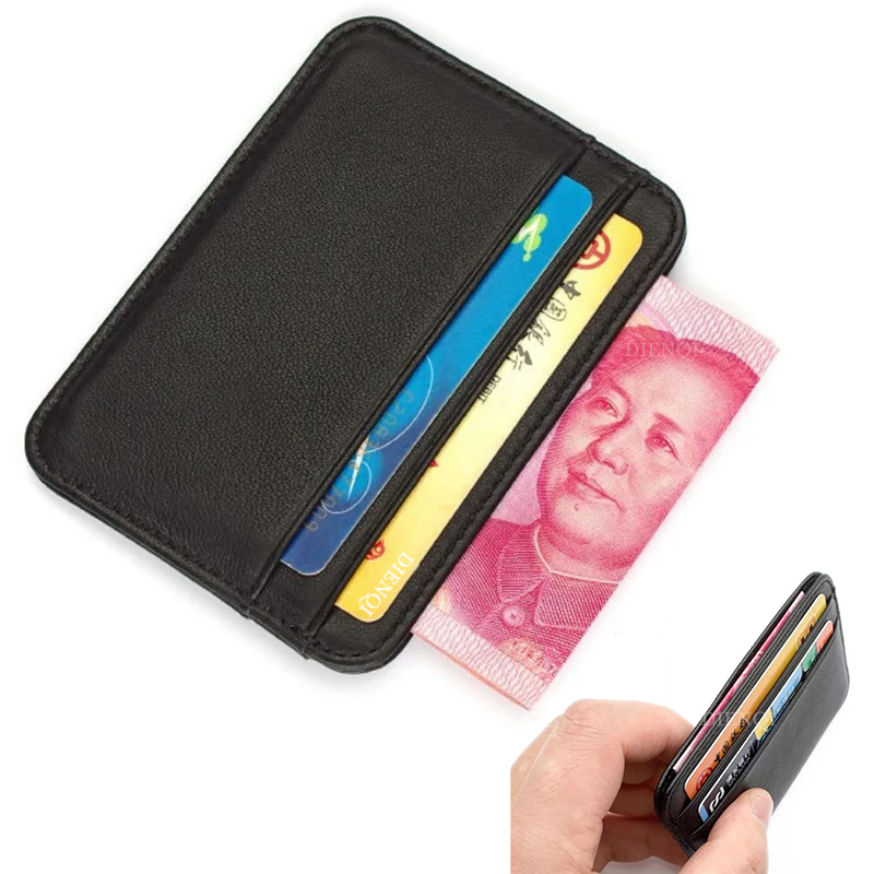Card Top Loader - Мужской визитница из натуральной кожи, деловой