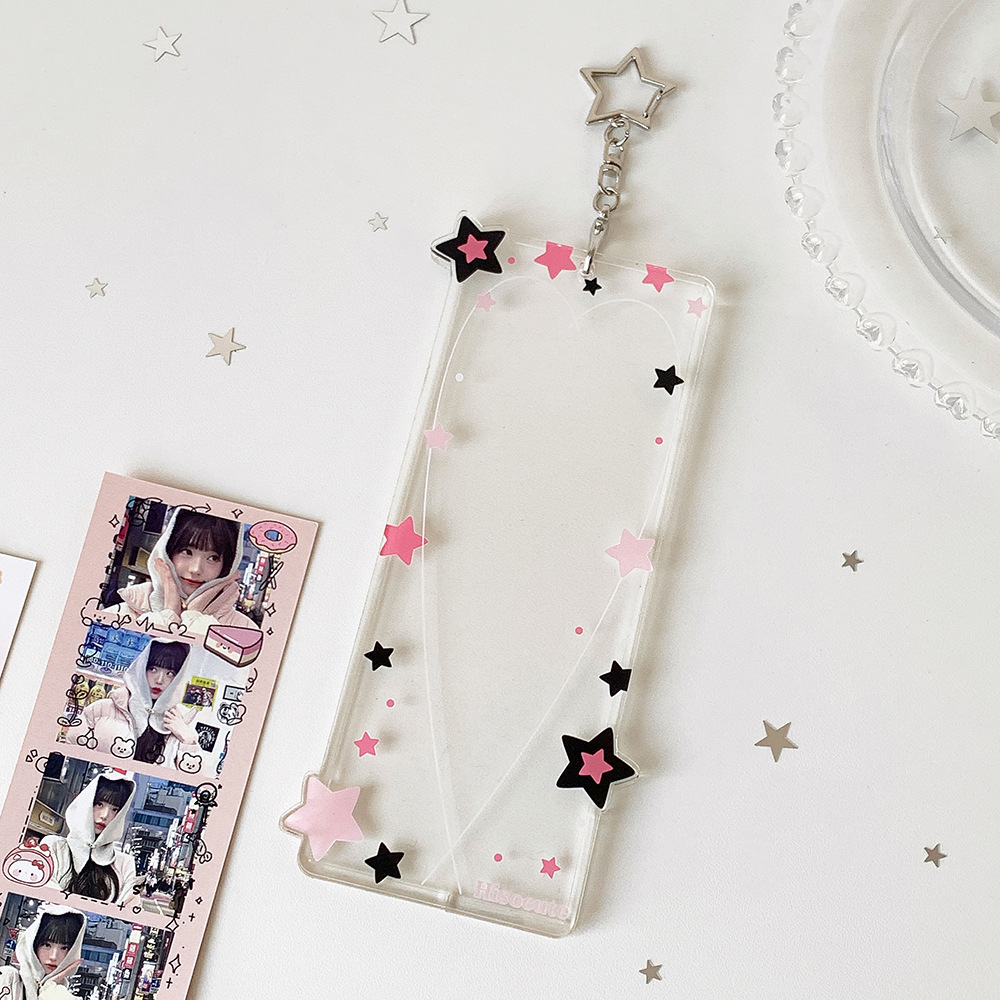 Display Case Acrylic - Модный акриловый футляр для карт Ins