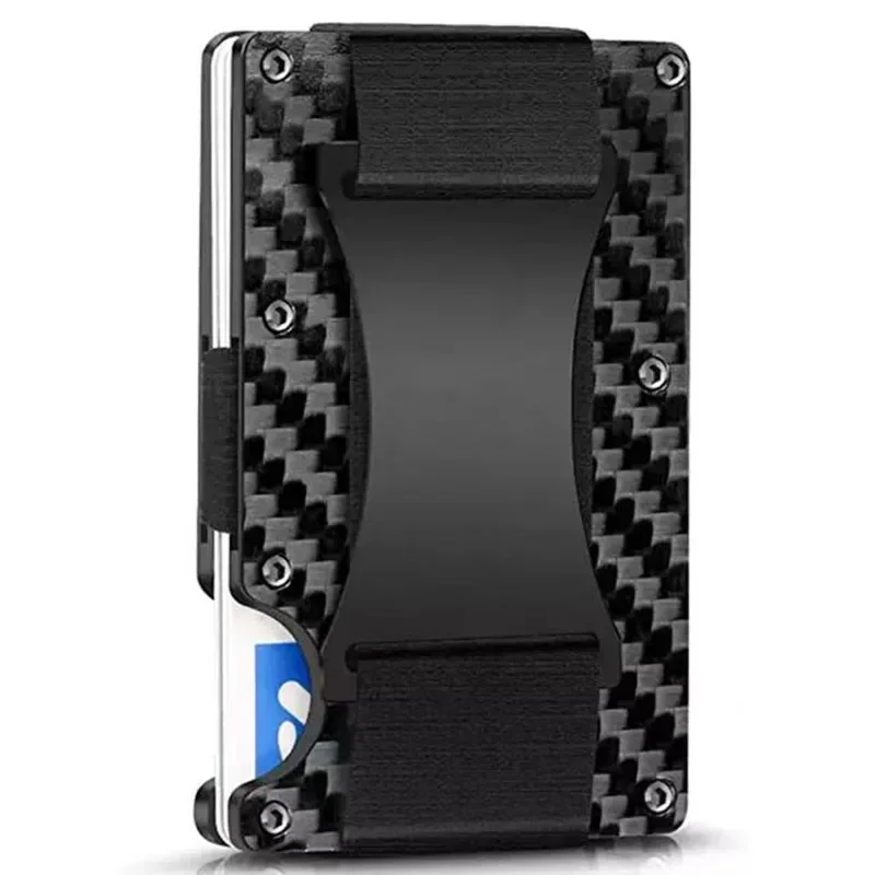 Card Top Loader - Rfid визитница из углеродного волокна, кошельки