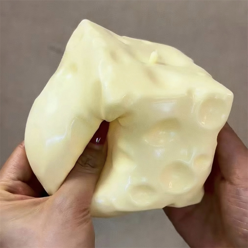 Fidget Cube Original - Большой антистрессовый мяч-кубик в форме сыра,