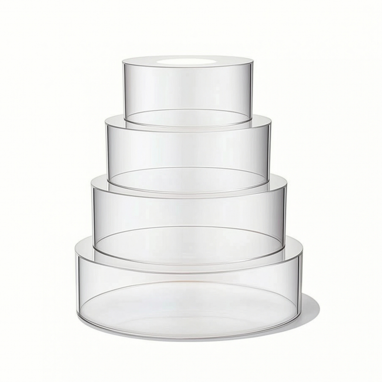 Display Risers Set - Набор из 4 акриловых цилиндрических подставок