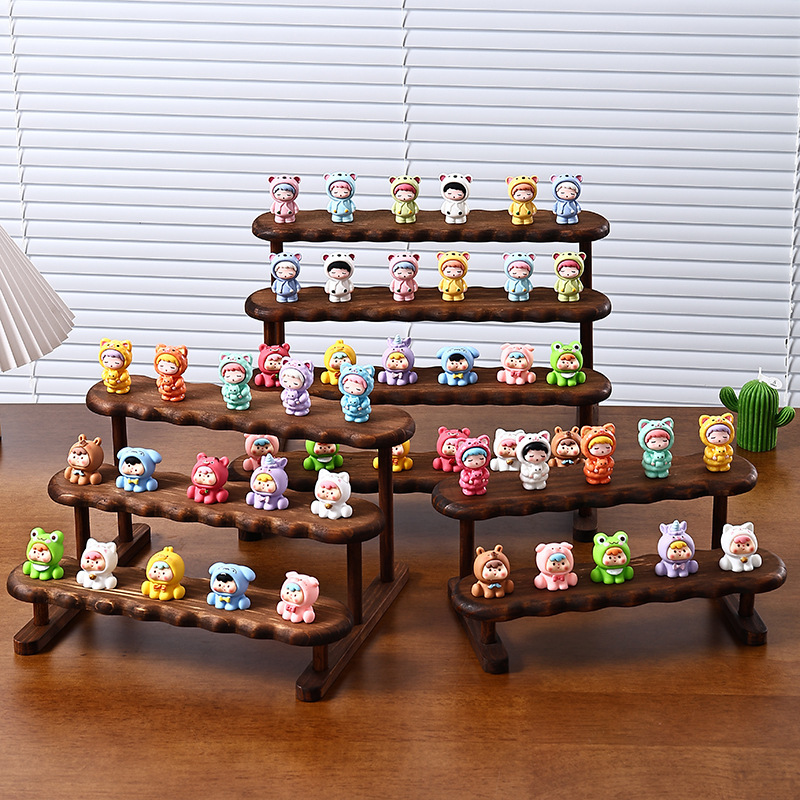 Display Risers Set - 2/3/4/5 слой деревянная полка для дисплея,