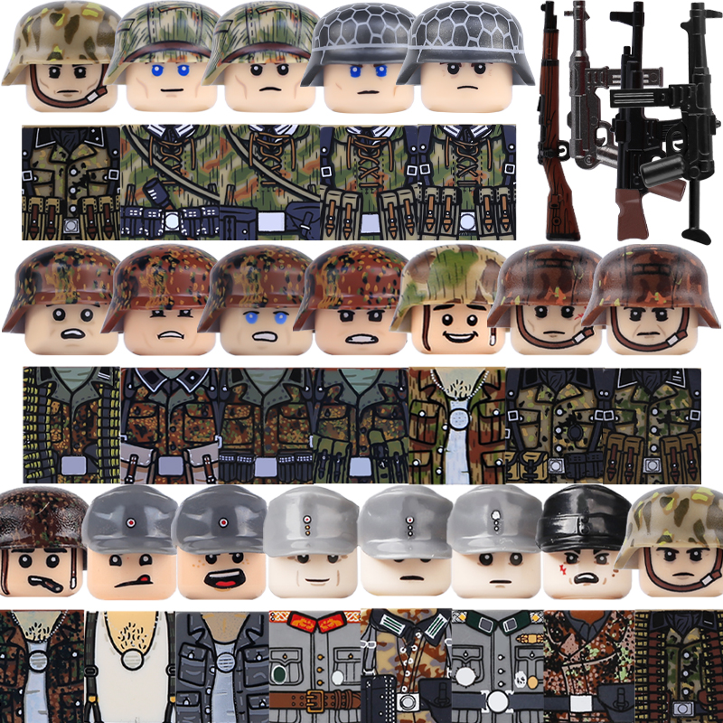 Lego Minifigure Holder - Детский конструктор: Фигурки немецких солдат в