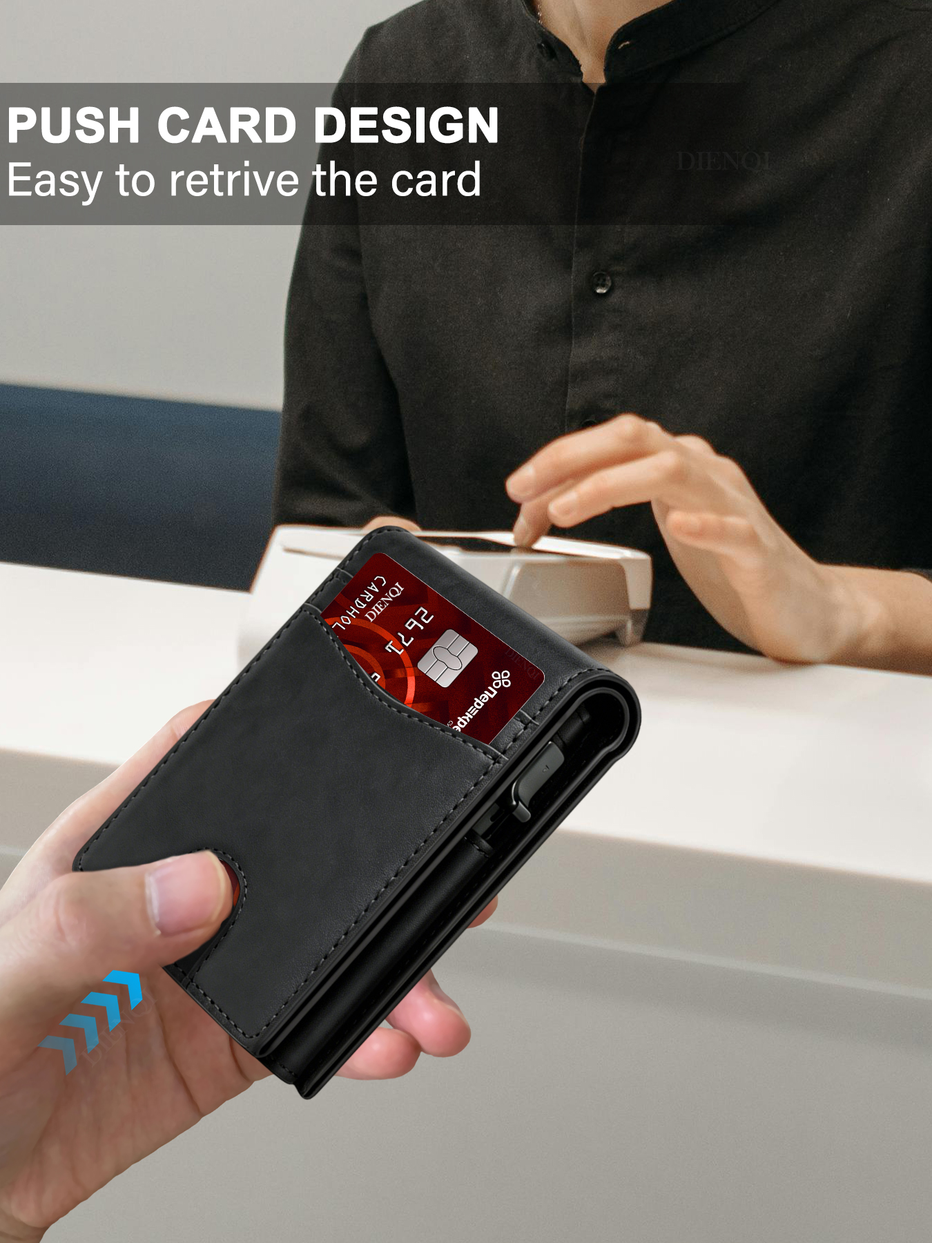 Элегантный мужской кошелек-пор – обзор и цена Card Top Loader