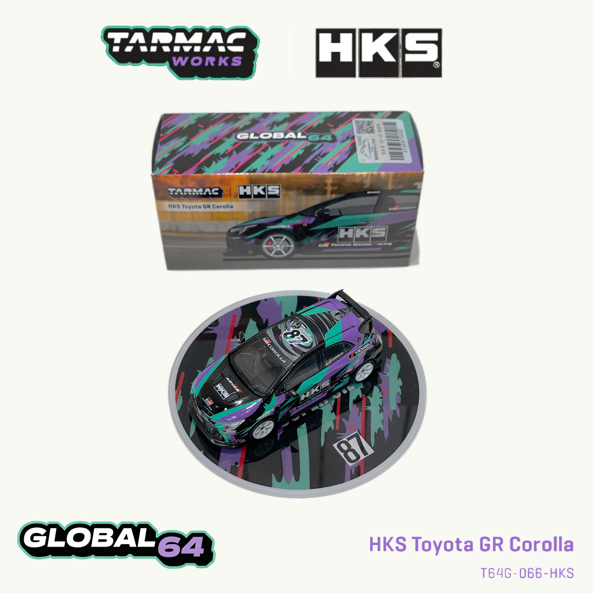 Tarmac Works T64G-066-HKS 1:64 – обзор и цена Die Cast Car 1 64