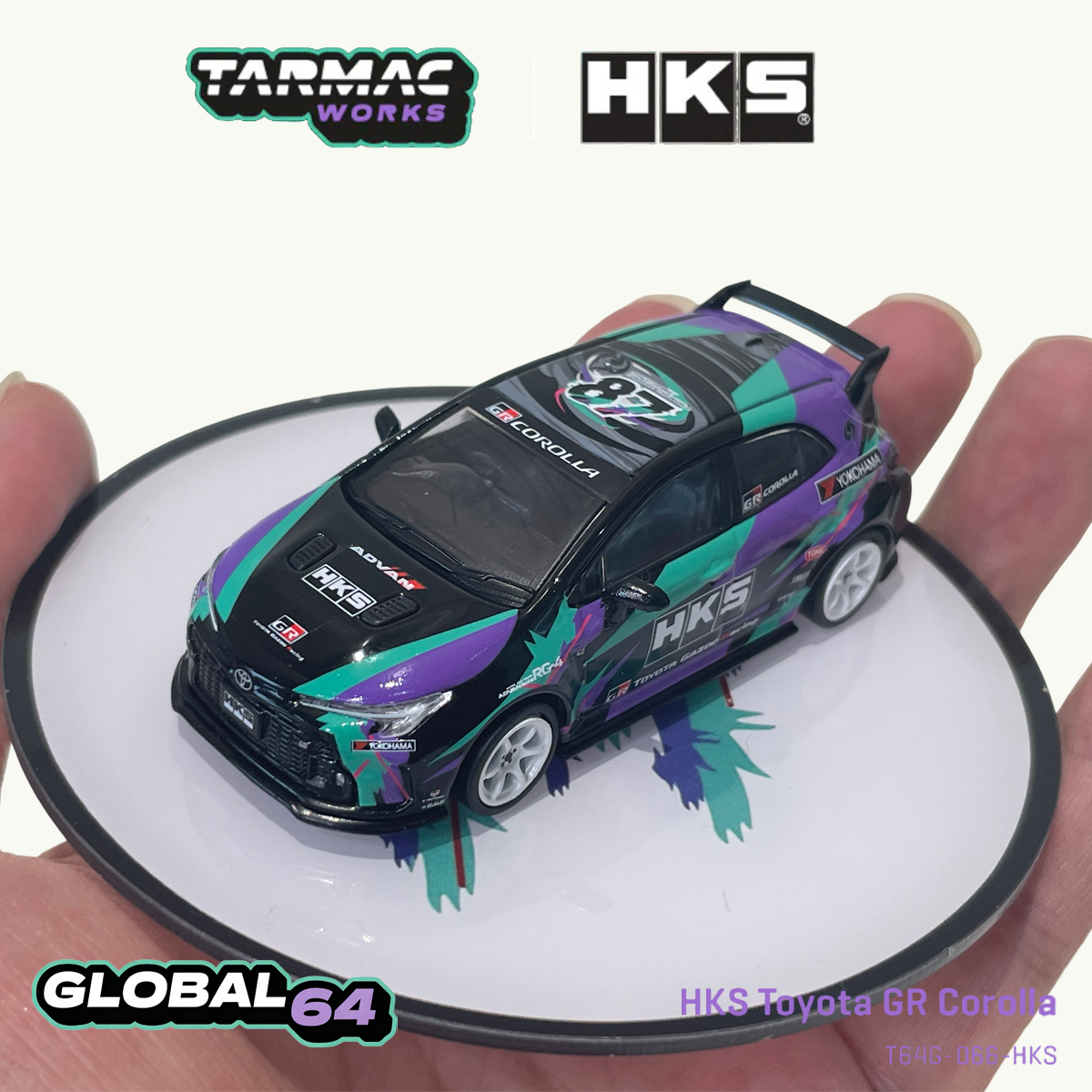 Tarmac Works T64G-066-HKS 1:64 – обзор и цена Die Cast Car 1 64