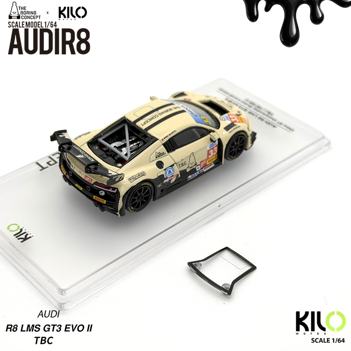 Kilo Works × TBC 1:64 Audi R8  – обзор и цена Die Cast Car 1 64