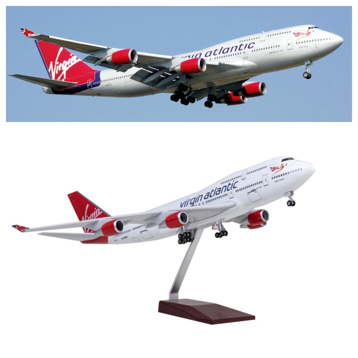 Модель самолета Virgin Atlanti – обзор и цена Model Airplane Plastic