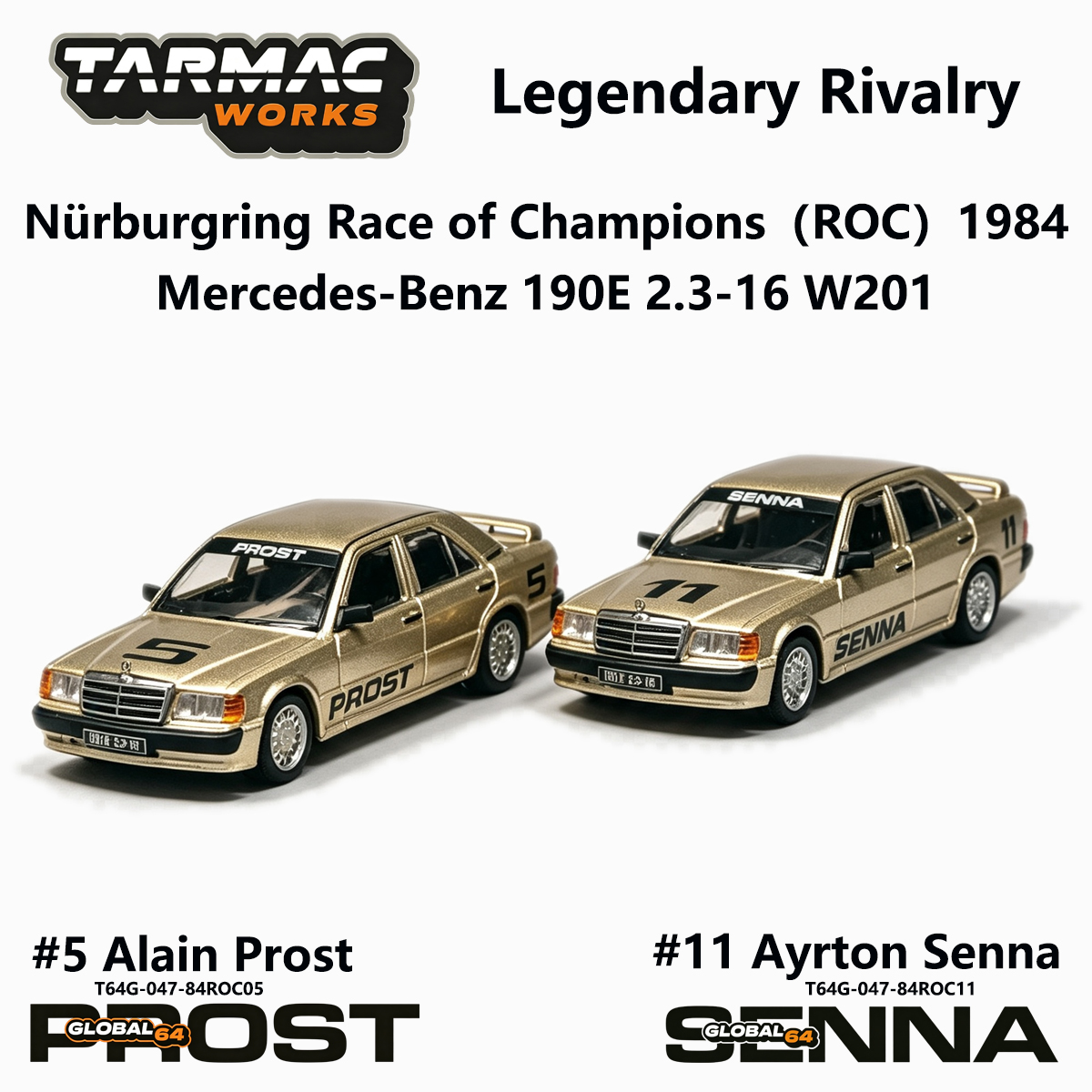 TW 1:64 Mercedes 190E # 5 Ален – обзор и цена Die Cast Car 1 64
