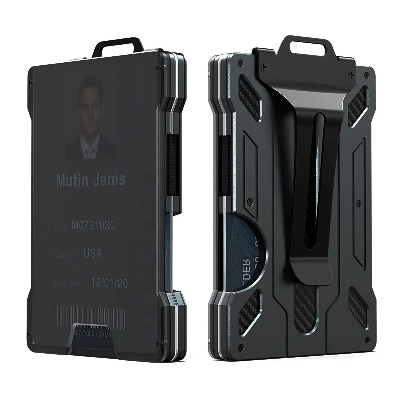 Rfid визитница из углеродного  – обзор и цена Card Top Loader
