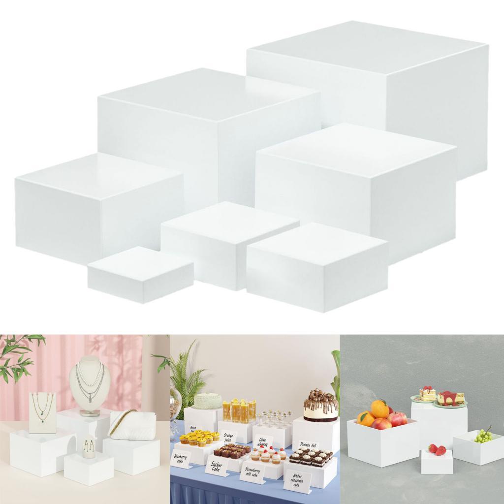 7 шт., акриловая коробка-куб,  – обзор и цена Display Risers Set