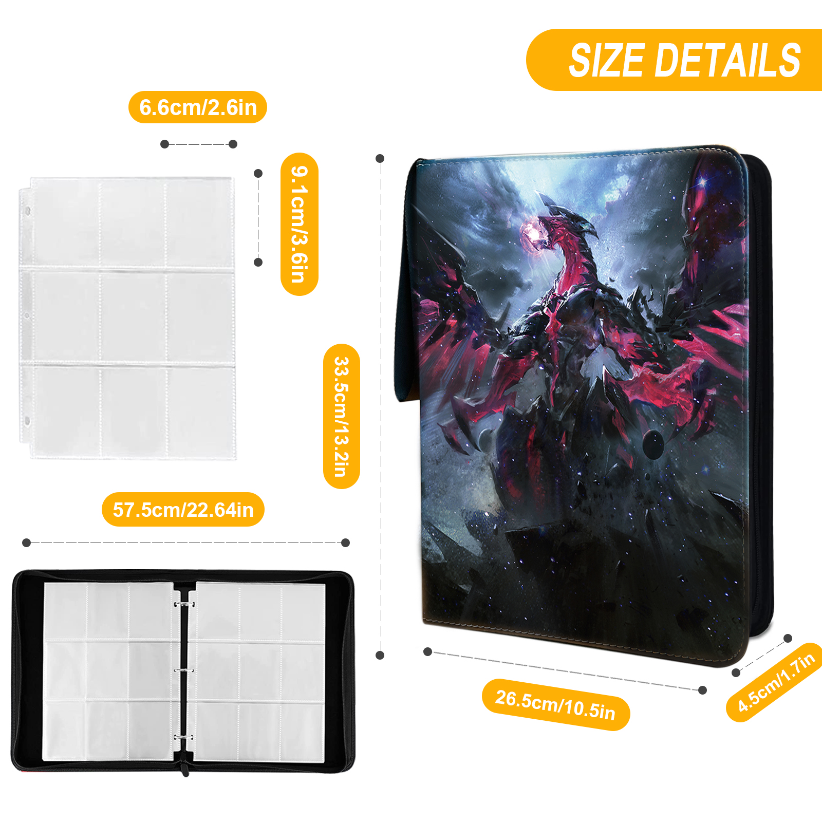Папка для карт Yugioh, вмещающ – обзор и цена Trading Card Binder
