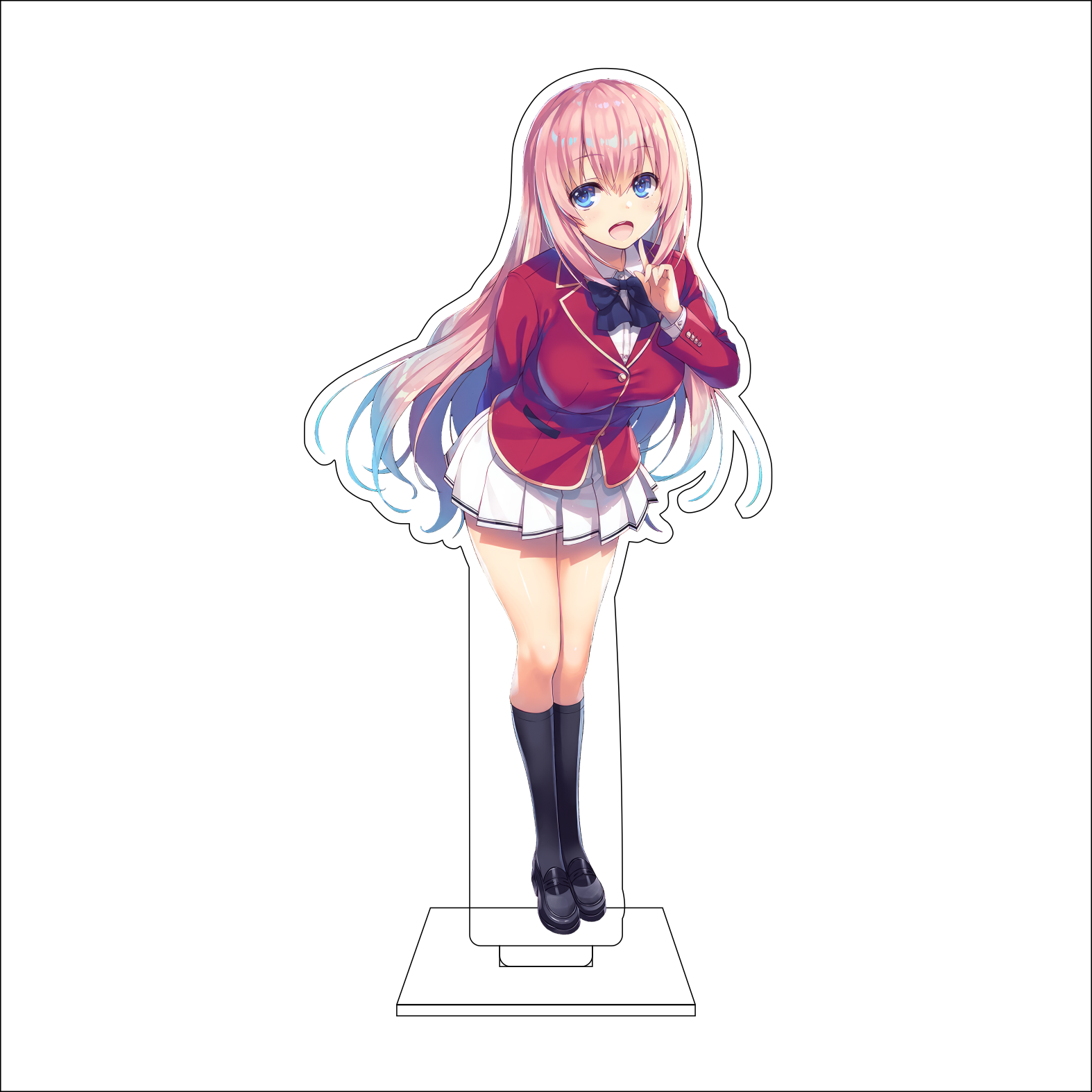 Акриловая фигурка-подставка 16 – обзор и цена Figma Stand Set