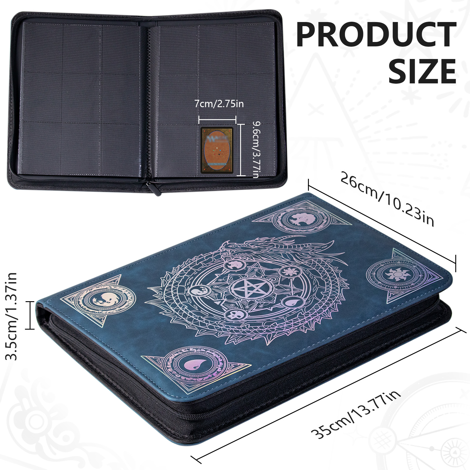 Папка для коллекционных карточ – обзор и цена Trading Card Binder