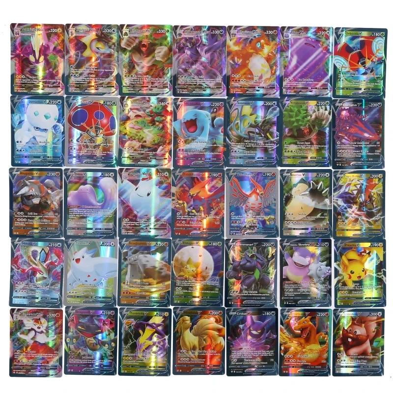 60/100 шт. английских карточек – обзор и цена Pokemon Binder Card